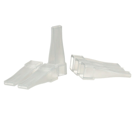 3M 08204 OEM Seam Sealer Tip, 3/8 in, Flat, Opaque Plastic (7000118470) (36 Pack) - 2