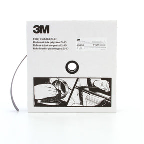 3M 314D Utility Cloth, P100 J-weight, 1-1/2 in x 50 yd (7000118530)  - (5Pack)