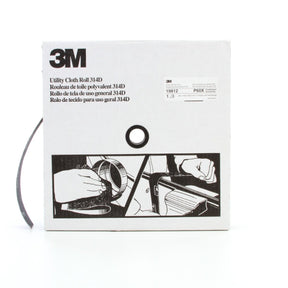 3M 314D Utility Cloth Roll, Aluminum Oxide, P60 X-weight, Maroon, 1-1/2 in x 50 yd (7000118532)  - (5Pack)