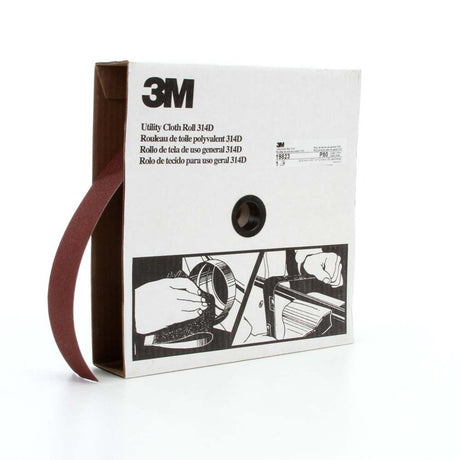 3M 314D Utility Cloth Roll , P80 J-weight, 2 in x 50 yd (7000118543) - 2
