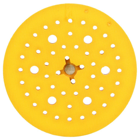 3M 20425 Hookit Soft Disc Pad, Hook and Loop Attachment, Soft, Yellow, 6 in x 1/2 in, 25 Holes (7000118613)  - (10Pack) - 4