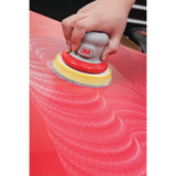 3M 20425 Hookit Soft Disc Pad, Hook and Loop Attachment, Soft, Yellow, 6 in x 1/2 in, 25 Holes (7000118613)  - (10Pack) - 6