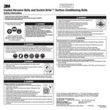 3M 237AA Trizact Cloth Belt , 3 in x 10-11/16 in A16 X-Weight Full-Flex (7000118695) (200 Pack) - 3