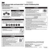 3M 237AA Trizact Cloth Belt , 3 in x 10-11/16 in A16 X-Weight Full-Flex (7000118695) (200 Pack) - 3