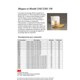 3M 236U 00980 Hookit Gold Disc, P150, 6 in (7000118755) (400 Pack) - 6