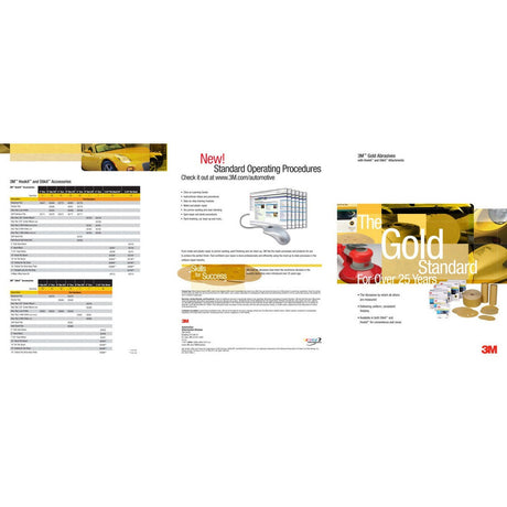 3M 236U 00917 Hookit Gold Disc, P180, 3 in (7000118759) (200 Pack) - 7