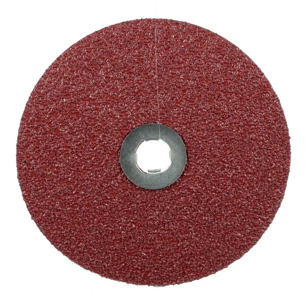 3M 982C Cubitron II Fibre Disc 7 in. GL Quick Change 36+ Grit Precision-Shaped Grain Abrasive Discs for Heavy Grinding, Deburring, Beveling, Finishing, and Weld Removal (7000119163) (100 Pack) - 3