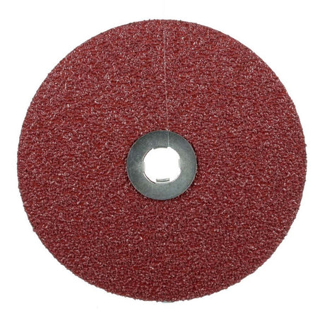 3M 982C Cubitron II Fibre Disc 7 in. GL Quick Change 36+ Grit Precision-Shaped Grain Abrasive Discs for Heavy Grinding, Deburring, Beveling, Finishing, and Weld Removal (7000119163) (100 Pack) - 3