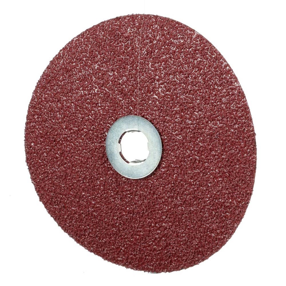 3M 982C Cubitron II Fibre Disc 7 in. GL Quick Change 36+ Grit Precision-Shaped Grain Abrasive Discs for Heavy Grinding, Deburring, Beveling, Finishing, and Weld Removal (7000119163) (100 Pack) - 4