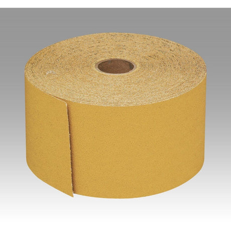 3M 216U Stikit Gold Paper Sheet Roll, PSA Adhesive Backed, Aluminum Oxide P120, A Weight Paper, 2.75 in x 30 yd (7000119170)  - (10Pack) - 2