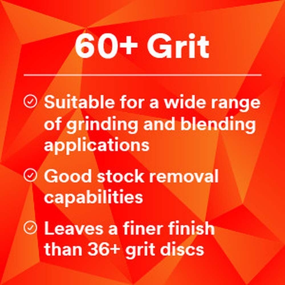 3M 982C Cubitron II Fibre Disc , 9-1/8 in x 7/8 in, 80+ Grit Precision-Shaped Grain Abrasive Disc for Heavy Grinding, Deburring, Beveling, Finishing and Weld Removal (7000119202) (25 Pack) - 4
