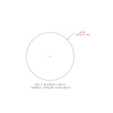 3M 236U Stikit Paper Disc, P80 C-weight, 6 in x NH, Die 600Z (7000119551)  - (4Pack) - 9