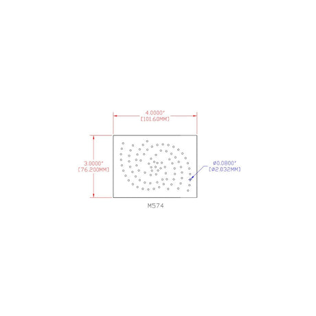 3M 236U Hookit Vacuum Sanding Sheet, P220, C Weight, 3 in x 4 in, Die M574 (7000119611) (500 Pack) - 2