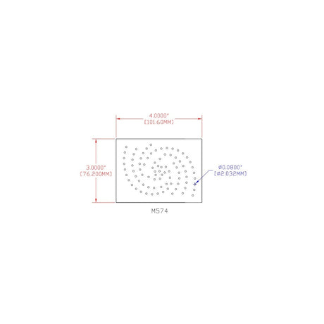 3M 236U Hookit Clean Sanding Sheet, P80 C-weight, 3 in x 4 in, Die M574 (7000119616) (500 Pack) - 2