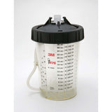 3M 16124 PPS Original Series PPS H/O Pressure Cup with Air Hose Large 28 oz (7000119668)  - (2Pack)