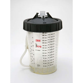 3M 16124 PPS Original Series PPS H/O Pressure Cup with Air Hose Large 28 oz (7000119668)  - (2Pack)