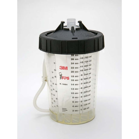 3M 16124 PPS Original Series PPS H/O Pressure Cup with Air Hose Large 28 oz (7000119668)  - (2Pack)