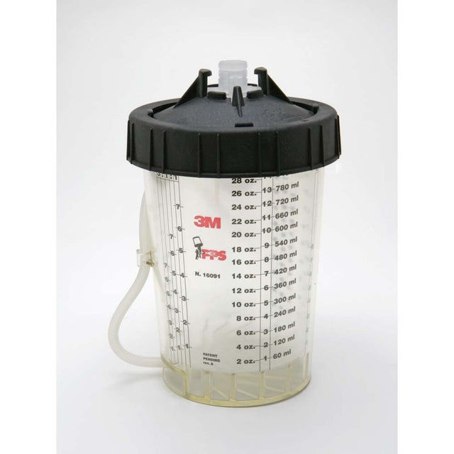 3M 16124 PPS Original Series PPS H/O Pressure Cup with Air Hose Large 28 oz (7000119668)  - (2Pack)