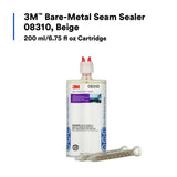 3M Bare-Metal Seam Sealer, Two-Part Self-Mixing Epoxy, Non-Sag, Beige, 200 mL Cartridge (08310) (7000119690)  - (6Pack) - 3