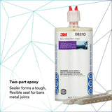 3M Bare-Metal Seam Sealer, Two-Part Self-Mixing Epoxy, Non-Sag, Beige, 200 mL Cartridge (08310) (7000119690)  - (6Pack) - 7