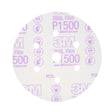 3M 260L 01050 Hookit Finishing Film Abrasive Disc, Dust Free, Aluminum Oxide P1500, White, 6 in (7000119694) (400 Pack)