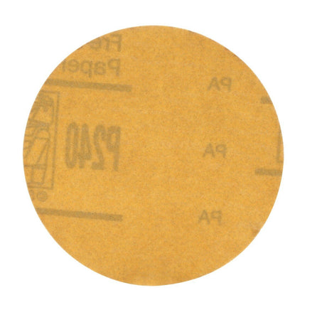 3M 216U 00915 Hookit Gold Abrasive Disc, Aluminum Oxide, P240, 3 in (7000119711) (200 Pack) - 3
