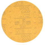 3M 216U 00978 Hookit Gold Abrasive Disc, Aluminum Oxide P220, 6 in (7000119716) (400 Pack)