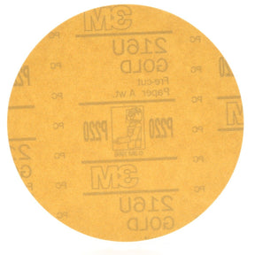 3M 216U 00978 Hookit Gold Abrasive Disc, Aluminum Oxide P220, 6 in (7000119716) (400 Pack)