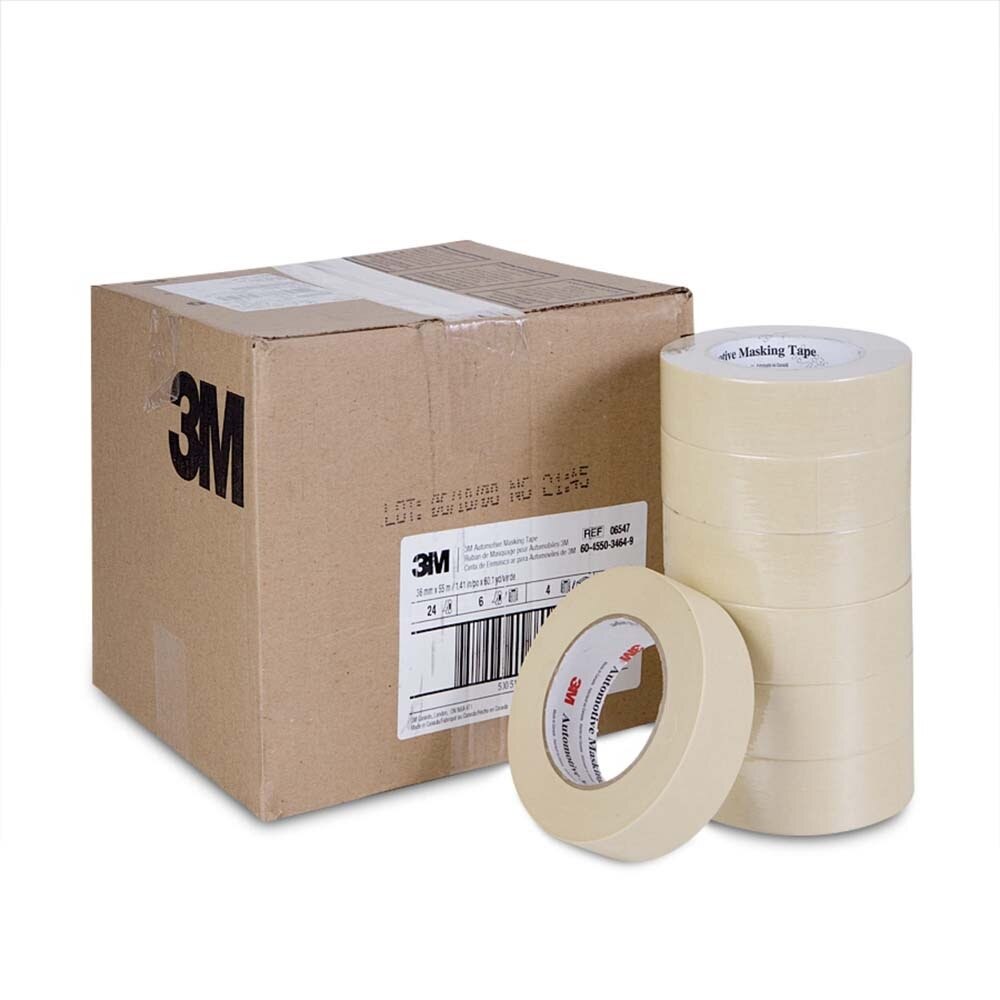 3M 06547 Automotive Masking Tape, 36 mm x 55 m (7000119726) - 8