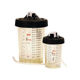 3M PPS Original Series HO Pressure Cup with Air Hose, Mini, 6 oz, Transparent (16121) (7000119727)  - (4Pack) - 2