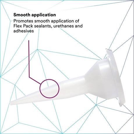 3M 08188 Flex Pack Nozzle (7000119729) (150 Pack) - 3