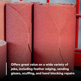 3M 316U 01111 Stikit Red Abrasive Disc, Aluminum Oxide, P220, No Hole, Red, 6 in (7000119768) (600 Pack) - 6