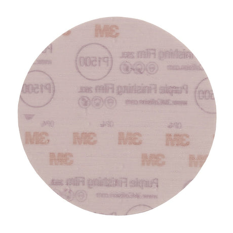 3M 260L 01104 Hookit Red Finishing Film Abrasive Disc, P1000, Red, 6 in (7000119776) (100 Pack) - 3