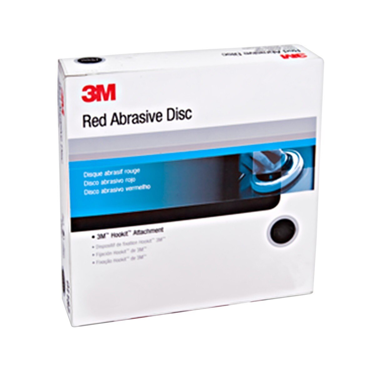 3M 316U 01187 Hookit Red Abrasive Disc, No Hole, Aluminum Oxide P800, 6 in (7000119779) (300 Pack) - 10