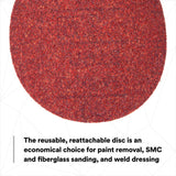3M 316U 01262 Hookit Red Abrasive Disc Aluminum Oxide 40 Grit 6 in (7000119789) (150 Pack) - 4
