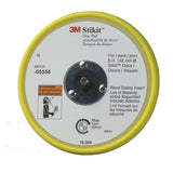 3M Stikit Low Profile Abrasive Disc Back up Pad, Threaded 5/16-24 External, Yellow, 6 in x 3/8 in (05556) (7000119808)  - (10Pack) - 3