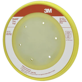 3M 05782 Hookit Abrasive Disc Pad, Dust Free, Yellow, 8 in, 6 Hole, 1500 rpm Max (7000119809)