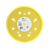 3M 05781 Hookit Abrasive Disc Pad, Dust Free, Medium Density Foam, Yellow, 8 in (7000119810) - 2