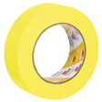 3M 388N 06654 Automotive Refinish Masking Tape, Yellow, Crepe Backing, Moisture and Solvent Resistant, 36 mm x 55 m (7000119817)