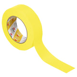 3M 388N 06654 Automotive Refinish Masking Tape, Yellow, Crepe Backing, Moisture and Solvent Resistant, 36 mm x 55 m (7000119817)  - (24Pack) - 6