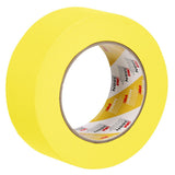 3M 388N Automotive Refinish Masking Tape, Rubber Adhesive, Yellow Crepe Paper Backing, Moisture and Solvent Resistant, 48 mm x 55 m (06656) (7000119819)  - (24Pack)