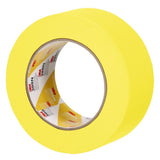 3M 388N Automotive Refinish Masking Tape, Rubber Adhesive, Yellow Crepe Paper Backing, Moisture and Solvent Resistant, 48 mm x 55 m (06656) (7000119819)  - (24Pack) - 2