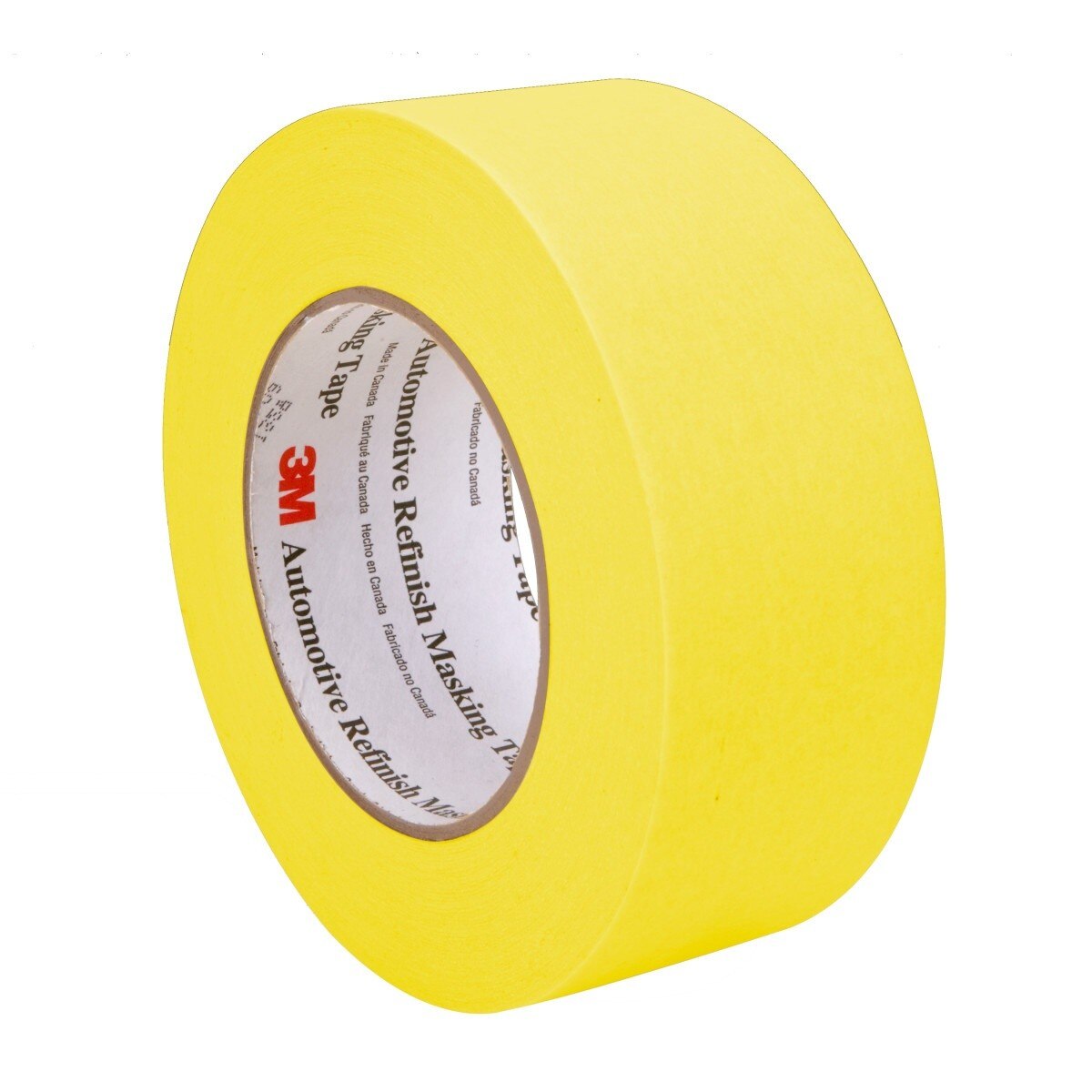 3M 388N Automotive Refinish Masking Tape, Rubber Adhesive, Yellow Crepe Paper Backing, Moisture and Solvent Resistant, 48 mm x 55 m (06656) (7000119819)  - (24Pack) - 6