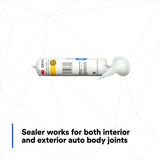 3M 08370 MSP Seam Sealer, Gray, 310 mL Flexpack (7000119838)  - (6Pack) - 3