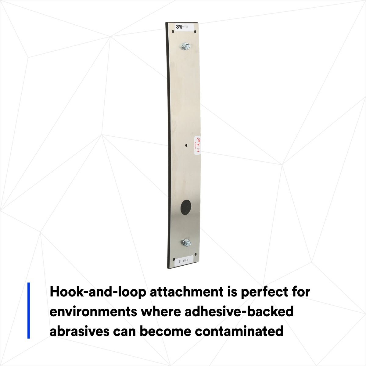 3M 7000119882 Hookit Straightline Air File Shoe Sanding Pad, Hook and Loop, 2-3/4 in x 16 in (05748) (7000119882)  - (5Pack) - 9
