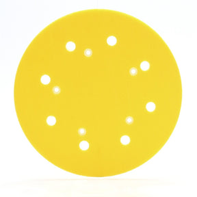 3M 05783 Hookit Pad D/F Back-up Pad, Hook and Loop, 8 in, 5 Bolt Hole, Yellow (7000119884)
