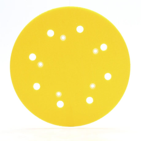 3M 05783 Hookit Pad D/F Back-up Pad, Hook and Loop, 8 in, 5 Bolt Hole, Yellow (7000119884)