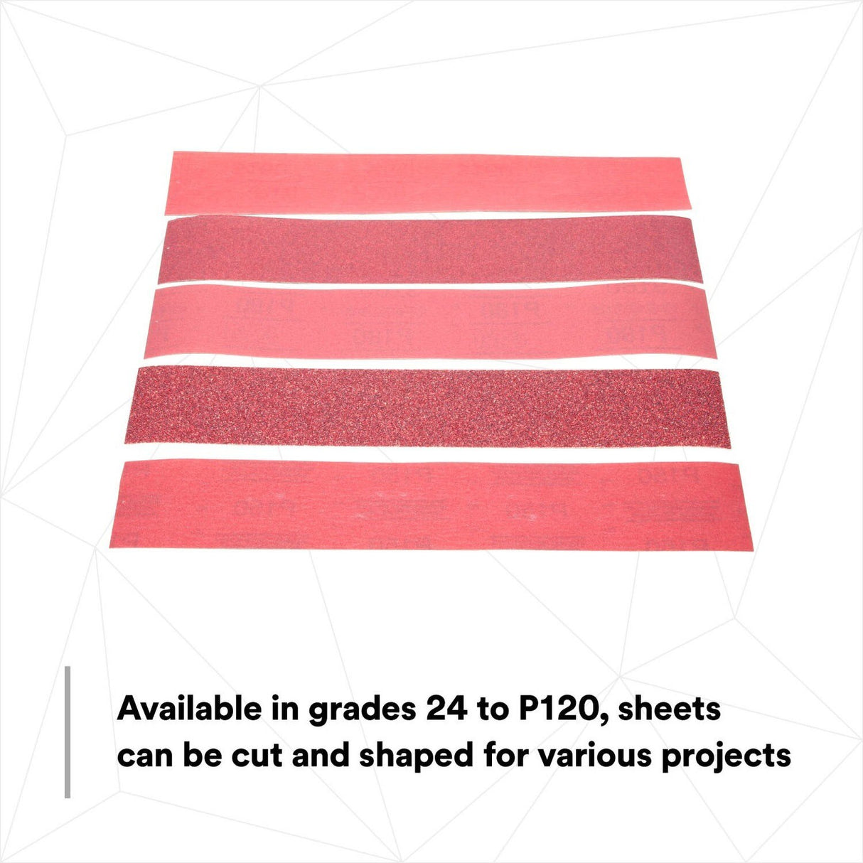 3M 316U Stikit Stikit Red Abrasive Sheet Roll, No Hole, P80, 2-3/4 in x 25 yd, D Weight (01688) (7000119931)  - (6Pack) - 9