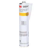 3M 08367 Urethane Seam Sealer, Black, High Solids, Permanently Flexible, 310 mL 10.5 fl oz Cartridge (7000119968)
