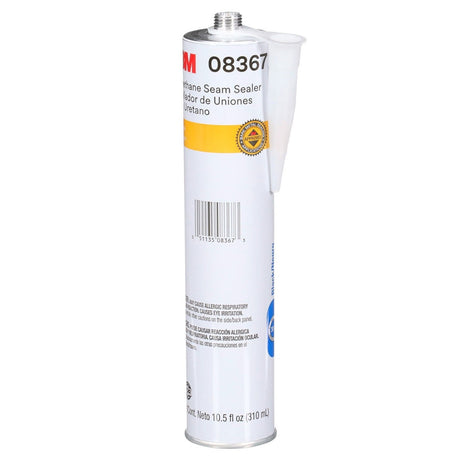 3M 08367 Urethane Seam Sealer, Black, High Solids, Permanently Flexible, 310 mL 10.5 fl oz Cartridge (7000119968)  - (12Pack) - 4
